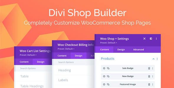 Divi Shop Builder