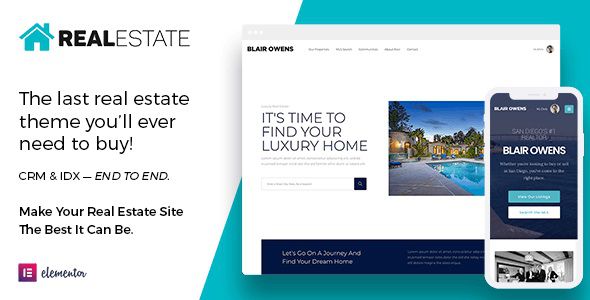 Real Estate 7 WordPress Theme - ThemeValue