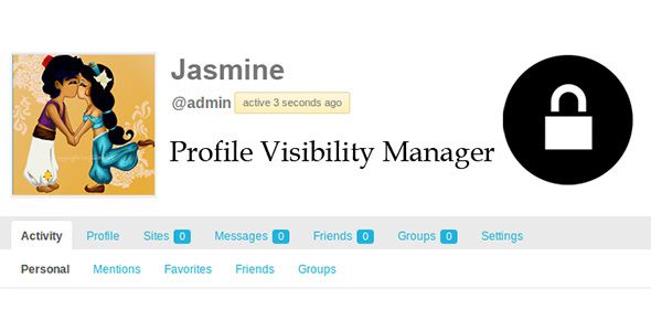 BuddyPress Profile Visibility Manager