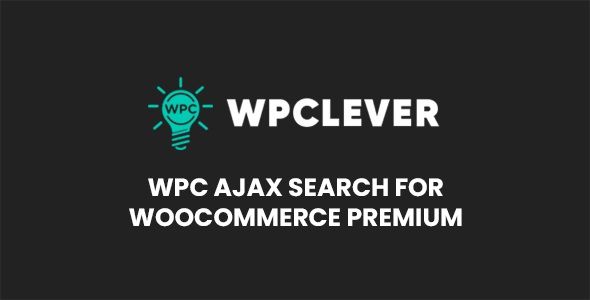 WPC AJAX Search for WooCommerce