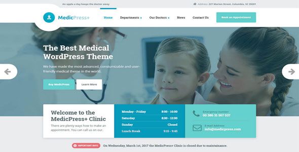 MedicPress Theme