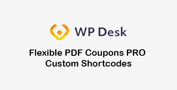 Flexible PDF Coupons PRO - Custom Shortcodes