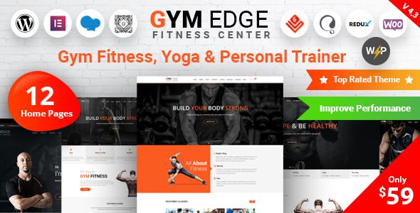 Gym Edge Theme