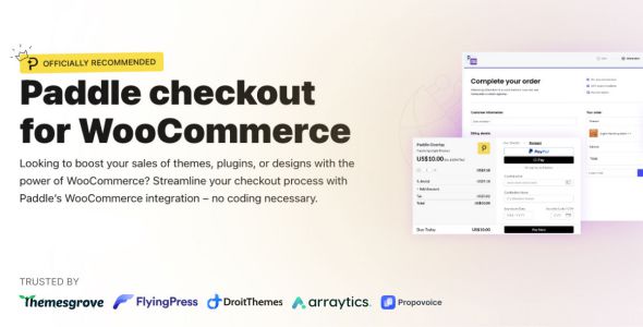 Paddle checkout for WooCommerce