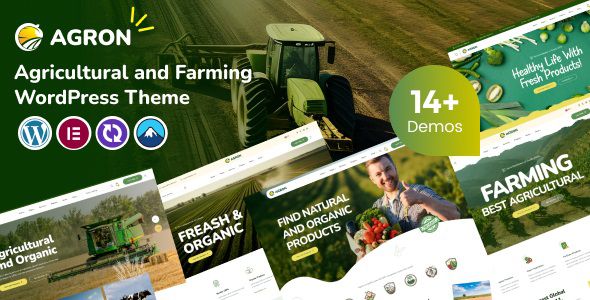 Agron – Organic Farm & Agriculture WordPress Theme 1 Agron Agriculture & Organic Farm WordPress Theme