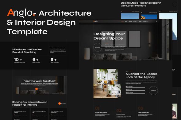 Anglo Architecture & Interior Design Elementor Template Kit