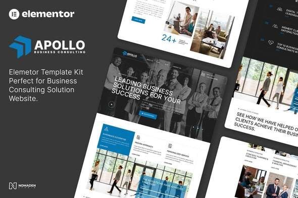 Apollo Business Consulting Elementor Template Kit
