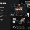 Barbel Fitness Gym Elementor Template Kit