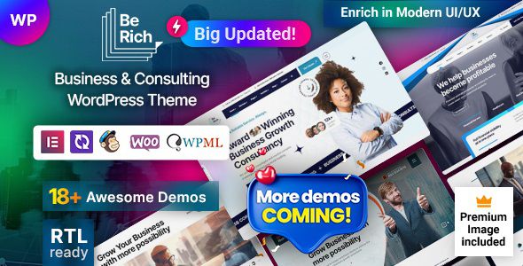 Berich - Consulting Corporate WordPress Theme 1 Berich Consulting Corporate WordPress Theme