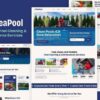 Cleapool Swimming Pool Cleaning and Maintenance Service Elementor Template Kit