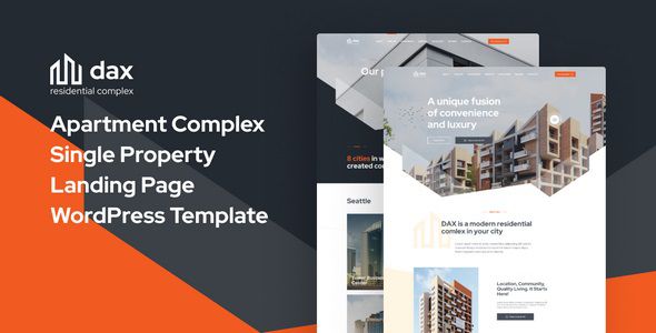 DAXX Apartment Complex WordPress Theme