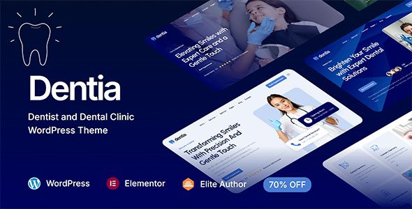 Dentia Dentist & Dental Clinic WordPress Theme