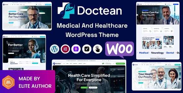 Doctean - Medical And Healthcare WordPress Theme 1 Doctean Medical And Healthcare WordPress Theme