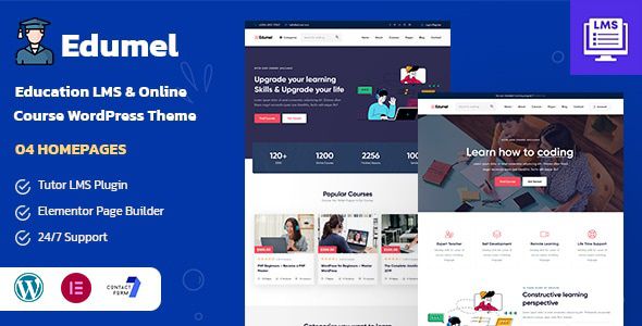 Edumel Education LMS WordPress Theme