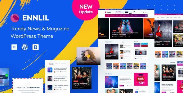 Ennlil Modern Magazine WordPress Theme