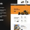 Equip Heavy Equipment Rental Elementor Template Kit