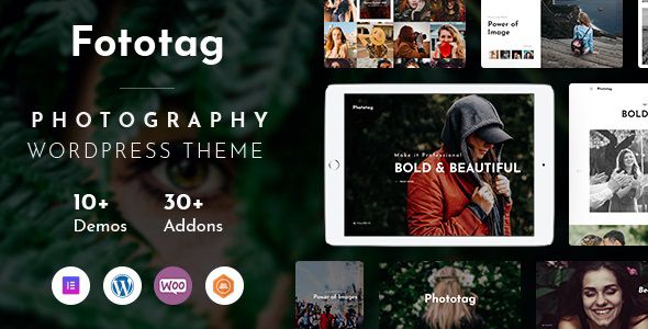 Fototag Photography WordPress Theme