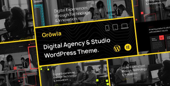 Gröwla – Digital Agency & Studio WordPress Theme 1 Gröwla Digital Agency & Studio WordPress Theme