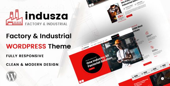 Indusza - Industrial & Factory WordPress Theme 1 Indusza Industrial & Factory WordPress Theme