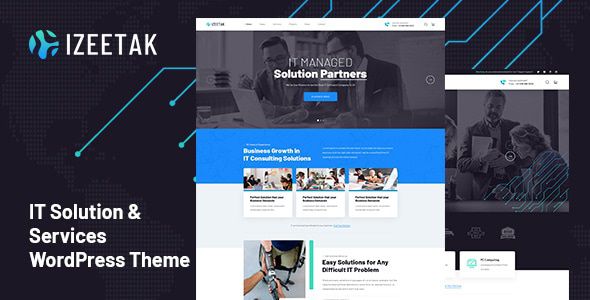 Izeetak – IT Solutions & Services WordPress Theme 1 Izeetak IT Solutions & Services WordPress Theme