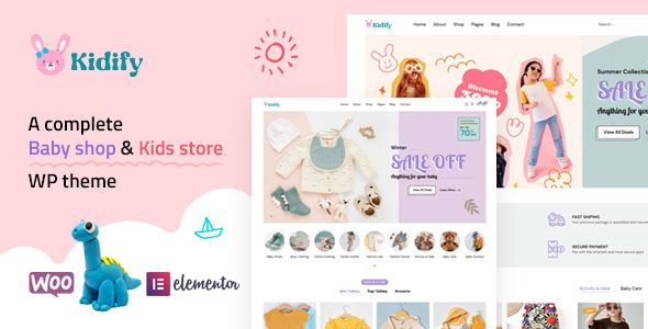 Kidify - Baby & Kids store eCommerce Woocommerce Theme 1 Kidify Baby & Kids store eCommerce Woocommerce Theme