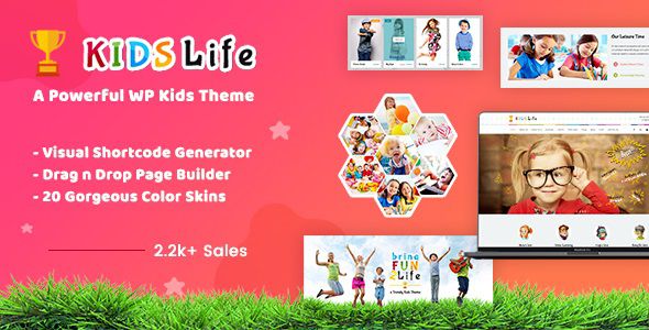 Kids Life Children School WordPress