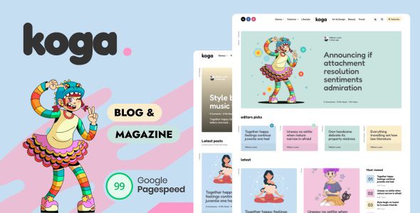 Koga Blog & Magazine WordPress Theme