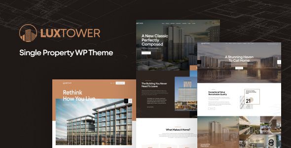 Luxtower Single Property WordPress Theme