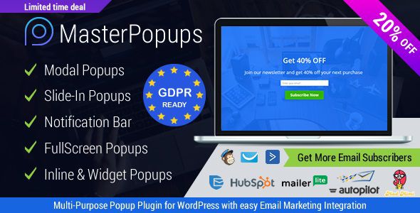 Master Popups WordPress Popup Plugin