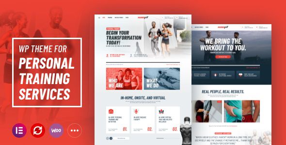 NanoFit Personal Training Services WordPress Theme