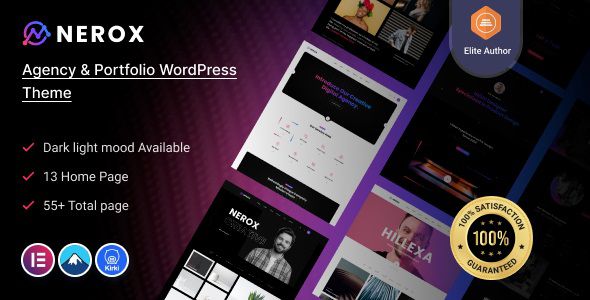 Nerox Agency & Portfolio WordPress Theme
