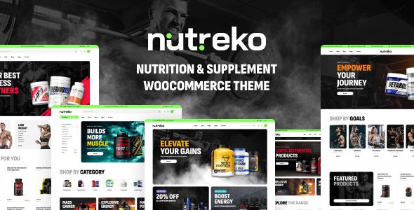Nutreko - Nutrition & Supplement WooCommerce Theme 1 Nutreko - Nutrition & Supplement WooCommerce Theme