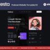 Podkesta Dark Theme Podcast Elementor Template Kit