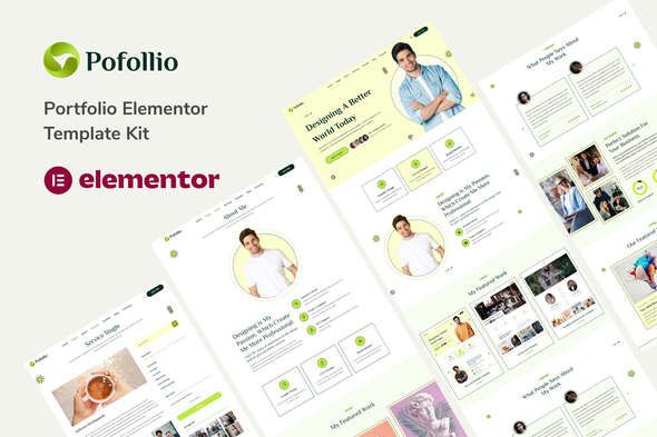 Pofollio Portfolio Elementor Template Kit