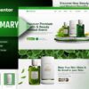 Rosemary Health & Beauty Brand Elementor Template Kit