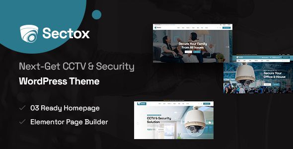 Sectox - CCTV & Security WordPress Theme 1 Sectox CCTV & Security WordPress Theme