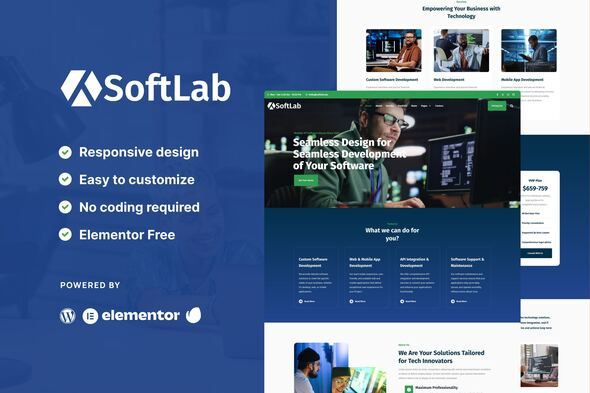 softlab-technology-software-saas-elementor-pro-template-kit