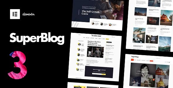 SuperBlog Blog & Magazine WordPress Theme