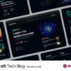 Teknocraft - Dark Theme Technology Blog Template Kit 3 Teknocraft Dark Theme Technology Blog Template Kit