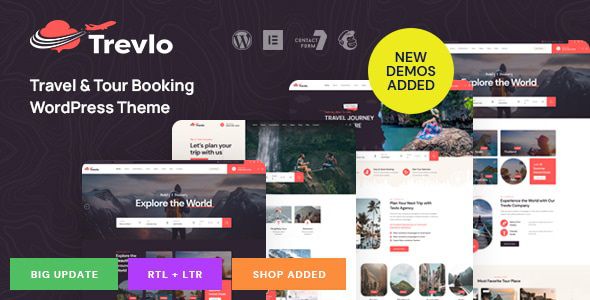 Trevlo - Travel & Tour WordPress Theme 1 Trevlo Travel & Tour WordPress Theme