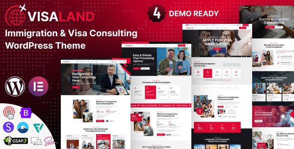 Visaland - Immigration and Visa Consulting WordPress Theme 1 Visaland Immigration and Visa Consulting WordPress Theme