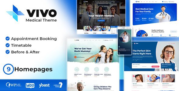 Vivo - Health & Medical WordPress Theme 1 Vivo - Health & Medical WordPress Theme
