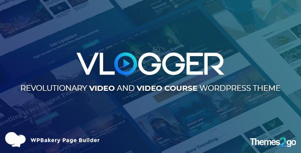 Vlogger - Professional Video & Tutorials WordPress Theme 1 Vlogger Professional Video & Tutorials WordPress Theme
