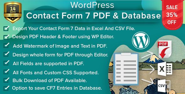 WordPress Contact Form 7 PDF