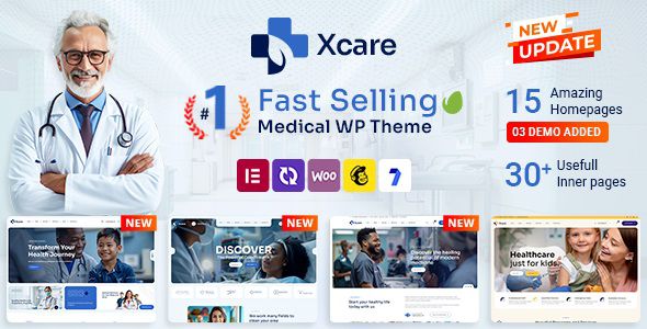 Xcare Medical and Health Care WordPress Theme