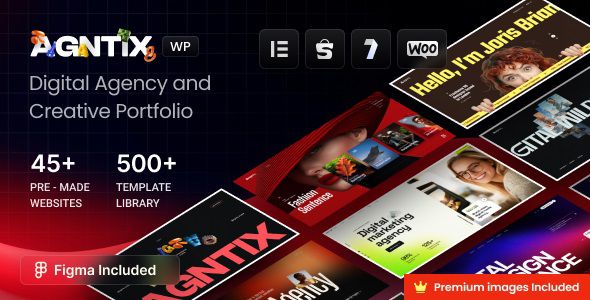 Agntix - Digital Agency & Creative Portfolio WordPress Theme