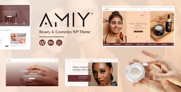 Amiy - Beauty Cosmetics Shop Theme 1 Amiy - Beauty Cosmetics Shop Theme