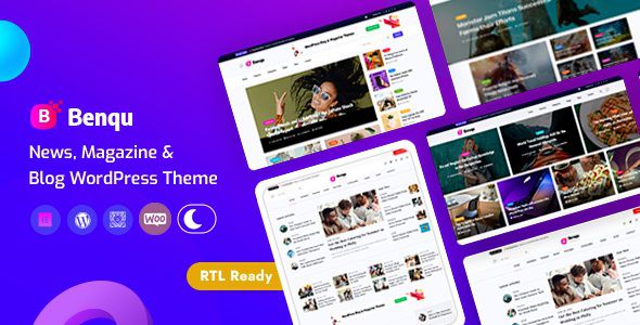 Benqu - NewsPaper & Magazine WordPress Theme