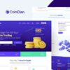 CoinClan Cryptocurrency Elementor Pro Template Kit