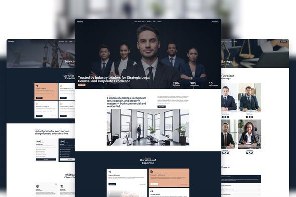 Firmora - Law Firm & Attorney Elementor Template Kit